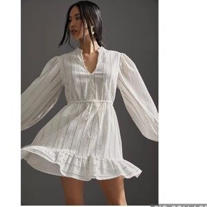 Anthropologie Forever That Girl Eyelet Mini Dress M